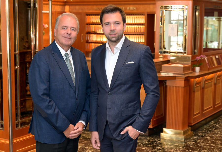Dr. Martin Schick und Dr. Alexander Schick vlnr