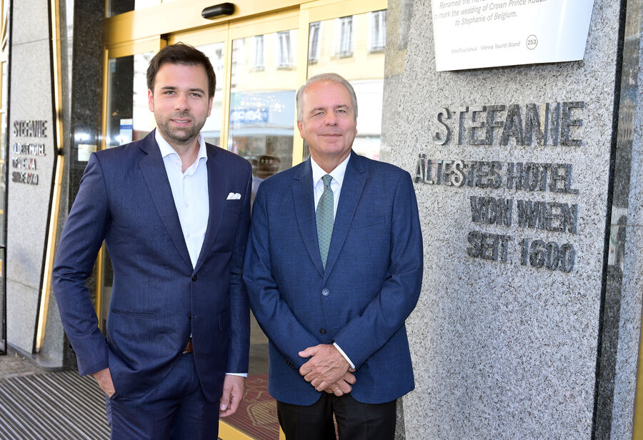 Dr. Martin Schick und Dr. Alexander Schick vlnr